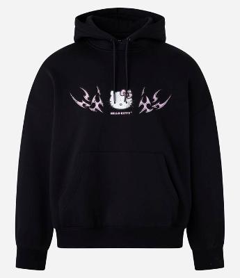 Casaco Boxy em Fleece com Estampa Hello Kitty