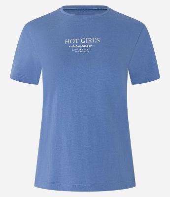 Camiseta Baby Look em Algodão com Estampa Hot Girls