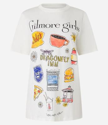 Camiseta T-shirt em Algodão com Estampa Gilmore Girls