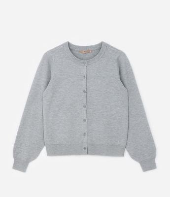 Cardigan Curto em Tricô Curve & Plus Size