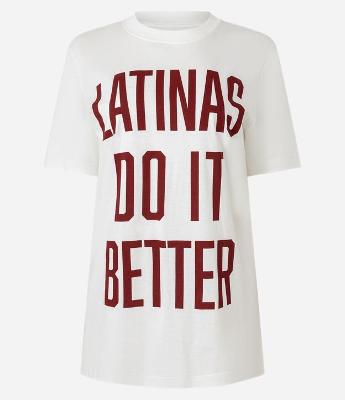 Camiseta T-shirt em Algodão com Estampa Latinas do it Better
