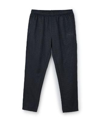 Calça Esportiva com Textura e Bolsos com Zíper