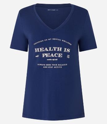 Camiseta Esportiva em Viscose com Estampa Always Moving