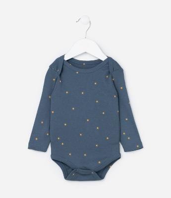 Body Infantil com Estampa Mini Solzinho - Tam RN a 18 meses