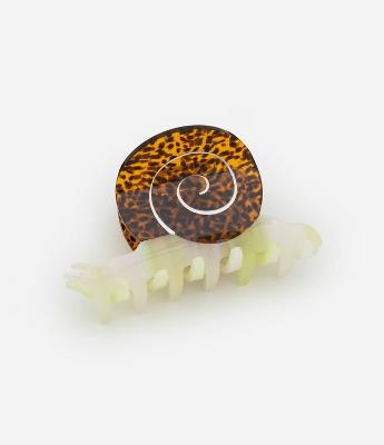 Piranha De Cabelo em Formato de Caracol
