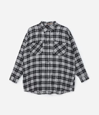 Camisa Flanela Xadrez Curve & Plus Size
