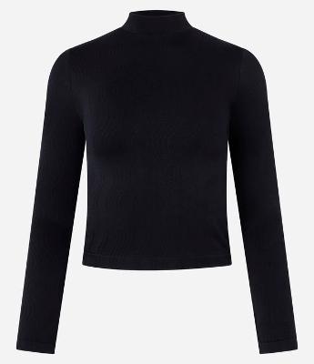 Blusa em Poliamida Seamless com Textura