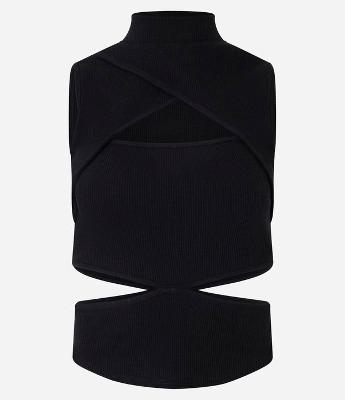 Blusa em Helanca com Recortes Cut Out