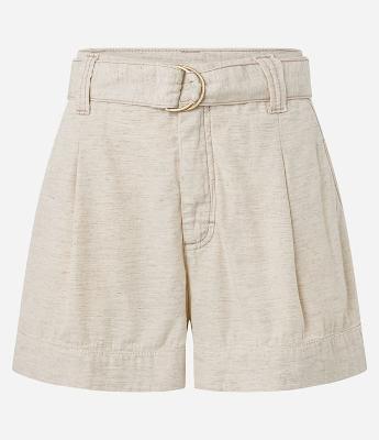 Short Baggy em Sarja com Cinto Diferenciado