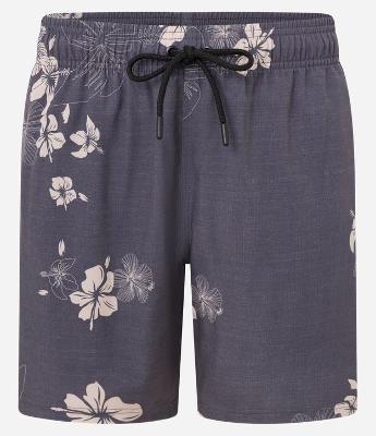 Bermuda com Cós Elástico Estampa Floral