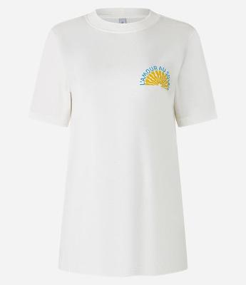 Camiseta Comfort em Algodão com Estampa Soleil
