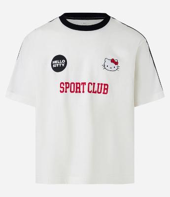 Camiseta Boxy em Algodão Hello Kitty Sport Club