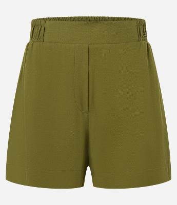 Short Regular em Viscose com Cós Elástico