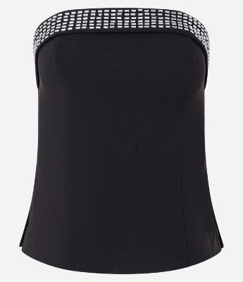 Blusa Alongada em Alfaiataria com Brilhos Aplicados