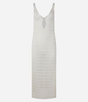 Saída de Praia Vestido com Detalhe de Argola