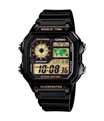 Relógio Digital Masculino Casio AE-1200WHB-1BVDF