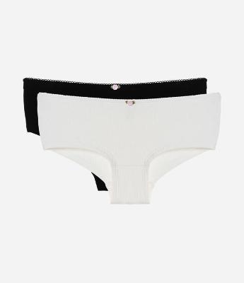 Kit 02 Calcinhas Boyshort em Viscose