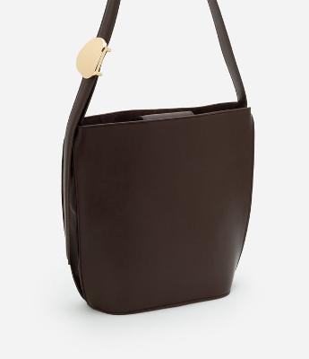 Bolsa Bucket Média com Detalhe na Alça