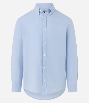 Camisa Regular Básica em Oxford