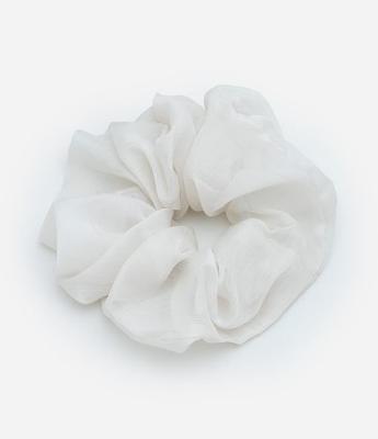 Scrunchie com Leve Transparência e Textura