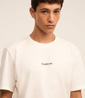 Camiseta Comfort em Algodão com Estampa do Rio de Janeiro