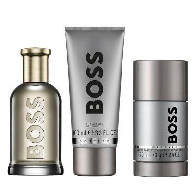 Coffret Perfume Hugo Boss Bottled Eau de Parfum 100ml + Gel de Banho 100ml + Desodorante Spray 75ml