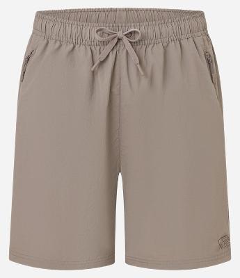 Bermuda Esportiva em Poliamida com Cós Elástico e Bolsos com Zíper