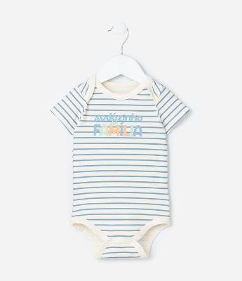 Body Infantil com Lettering Xodózinho da Família - Tam RN a 18 meses