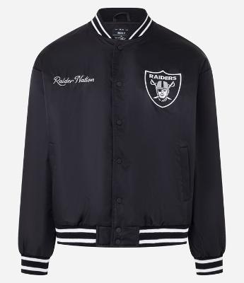 Jaqueta Bomber em Poliamida com Estampa Lettering NFL