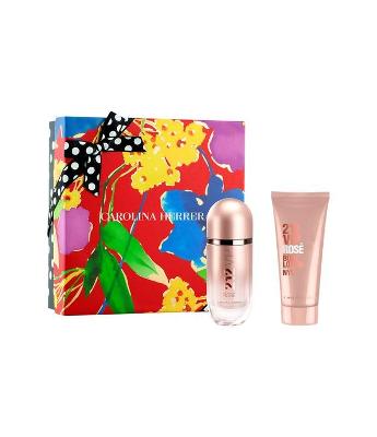 Coffret Perfume Carolina Herrera 212 VIP Rosé Eau de Parfum 80ml + Creme Corporal 100ml
