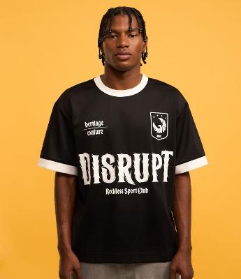 Camiseta Boxy Esportiva com Estampa Lettering