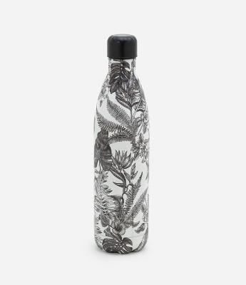 Garrafa Térmica com Estampa Floral Bicolor 750 ML