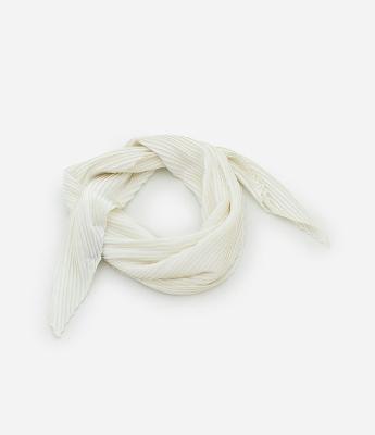 Lenço Acetinado Plissado