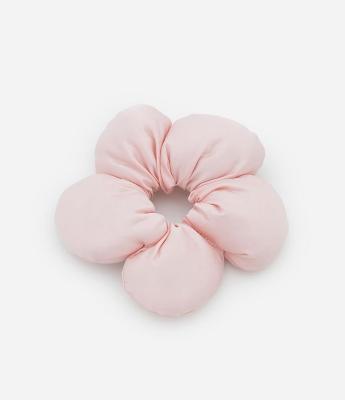 Scrunchie Puffer em Forma de Flor