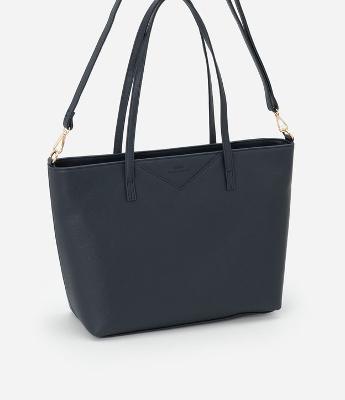 Bolsa Shopper Grande com Alça Longa Removível Texturizada