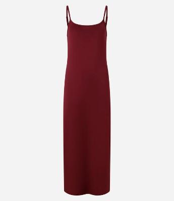 Vestido Longo Evasê com Alcinhas