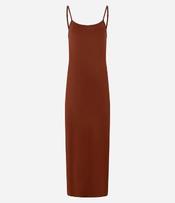 Vestido Longo Evasê com Alcinhas