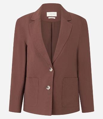 Blazer Oversized em Viscolinho com Botões e Bolsos