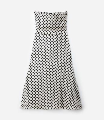 Vestido Longo Poá Coleção Rita Carreira Curve & Plus Size