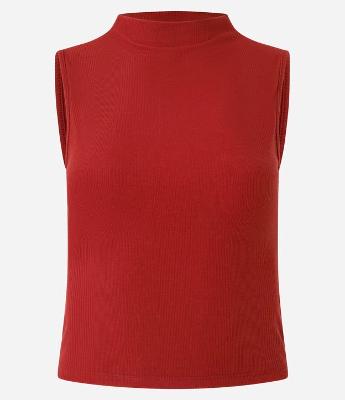 Blusa em Ribana com Golinha Alta