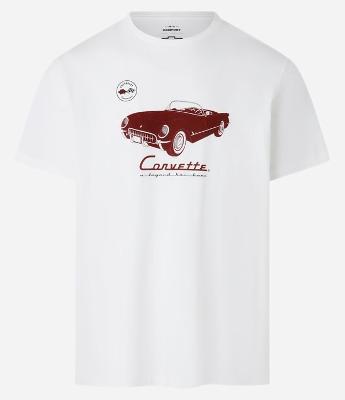 Camiseta Comfort em Algodão com Estampa de Carro Carro Corvette da Chevrolet