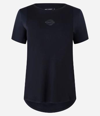 Camiseta Esportiva em Poliamida com Estampa Athletic
