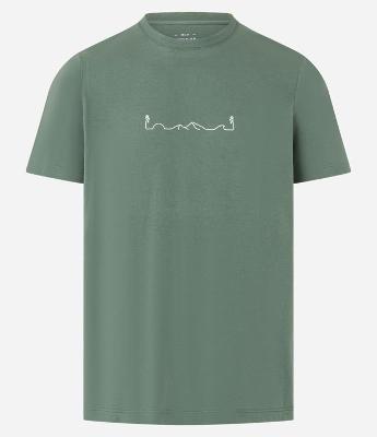 Camiseta Regular em Algodão com Estampa Localizada
