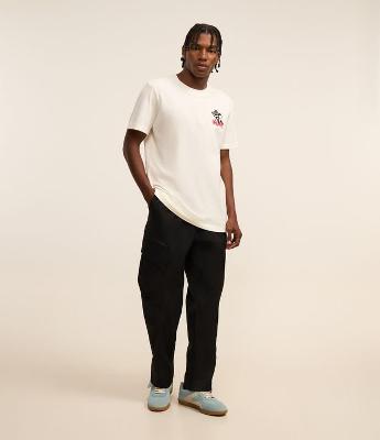 Calça Reta com Bolso Cargo