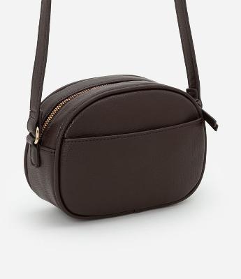 Bolsa Transversal Câmera Bag Pequena com Textura Floater