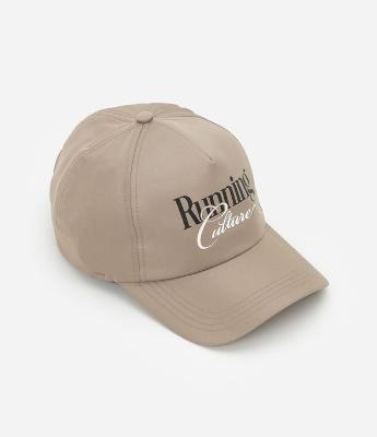 Bone em Microfibra com Estampa Lettering "Running Culture"