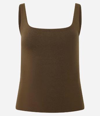 Blusa em Ribana com Alça Larga
