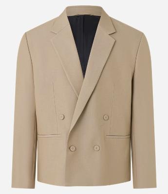 Blazer Boxy em Viscose Alfaiatado com Botões