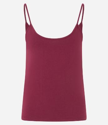 Blusa Básica de Alcinha em Algodão Peruano