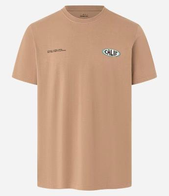 Camiseta Comfort em Algodão com Estampa Lettering